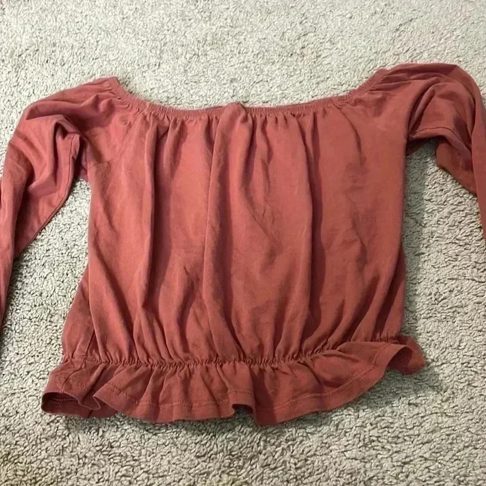 ASOS long sleeve off the shoulder top size 4 - Picture 6 of 6